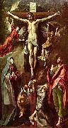 El Greco Christus am Kreuz, mit Maria, Johannes und Maria Magdalena Germany oil painting artist